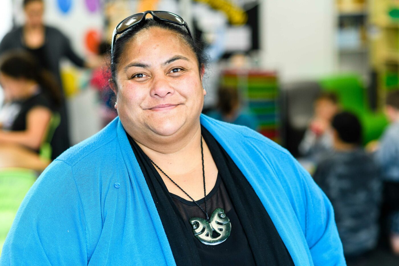 Portrait of a Kaiārahi i te reo member looking at the camera.